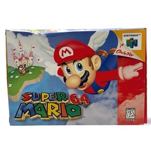 Nintendo 64 Super Mario 64 Original Box and Tray Insert Only NUS-006 USA 1996